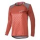 Tricouri biciclete ALPINESTARS STELLA ALPS 6.0 LS JERSEY roșu mărime S mânecă lungă