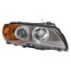 Far DEPO Lampa frontala Dreapta H1/H7/PY21W/W5W electric cu motor negru semnalizator alb pentru HYUNDAI I30 pana la 03.12