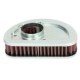 Filtru aer K&N cu durabilitate crescută (168x121x41) reutilizabil pentru HARLEY DAVIDSON FLHR, FLHTCU, FLHTCUTG, FLHTK, FLHX, FLHXS, FLRT, FLTRX, FLTRXS 1690 2014-2015