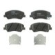 Set placute frana fata TRW MOTO pentru HYUNDAI ACCENT IV, I20 ACTIVE, I20 II, I20 III, SOLARIS, KIA RIO III, RIO IV, STONIC 1.0-1.6D
