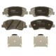 Set placute frana fata TRW MOTO pentru HYUNDAI ACCENT IV, I20 ACTIVE, I20 II, I20 III, SOLARIS, KIA RIO III, RIO IV, STONIC 1.0-1.6D