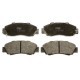 Set placute frana fata TRW MOTO cu suruburi etrier pentru ACURA LEGEND, LEGEND II, NSX, HONDA ACCORD IV, V, VI, CIVIC VI 1.6-3.5