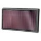 Panou de filtrare (cartus) K&N pentru filtre de aer, compatibil cu diverse modele de automobile
