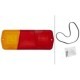 Dispersor lampa spate HELLA Dreapta pentru MERCEDES O 309, T2/L, 60, 70, 700, 800 01.68-12.95, galben, cu suruburi