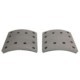 Set garnituri de frictiune frana tambur TEXTAR Ferodou sabot frana Spate 410x200 mm pentru IVECO EUROSTAR EUROTECH MH MP EUROTRAKKER