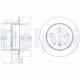 Disc frana DELPHI set discuri de frana 2 buc spate dreapta/stanga MERCEDES A (W169) B SPORTS TOURER (W245) 1.5-Electric 09.04-06.12