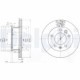 Disc frana DELPHI set discuri de frana 2 buc. Fata Dreapta/Stanga 276.0 mm 77.0 mm 22.0 mm 85.0 mm pentru MERCEDES SPRINTER NISSAN VW LT