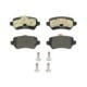 Set placute frana spate DELPHI OPEL ASTRA F G H, 43.0mm inaltime, 95.0mm latime, 15.0mm grosime, fara accesorii