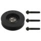 Fulie curea arbore cotit SWAG cu 5 nervuri, diametru 167.2 mm, cu suruburi, pentru FORD MONDEO III, TRANSIT 2.0D/2.2D 08.00-03.07