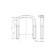 Brida arc S-TR M14x1,5mm 72mmx110mm pentru MERCEDES