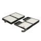 Filtru aer habitaclu KNECHT TOYOTA AVENSIS CALDINA CARINA E VI CARINA VII CORONA GAIA PICNIC 1.5-2.2D 02.92-08.04 19.5mm x 105.0mm x 512.0mm