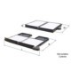 Filtru aer habitaclu KNECHT TOYOTA AVENSIS CALDINA CARINA E VI CARINA VII CORONA GAIA PICNIC 1.5-2.2D 02.92-08.04 19.5mm x 105.0mm x 512.0mm