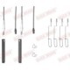 Set accesorii placute frana fata QUICK BRAKE pentru MERCEDES V (638/2), VITO (W638) 2.0-2.8 02.96-07.03