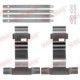 Set accesorii montare placute frana QUICK BRAKE pentru VOLVO XC90 I, AUDI A6 C6, Q7 2.4D-6.0D 10.02-08.15
