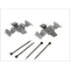 Set accesorii placute frana Fata QUICK BRAKE pentru MERCEDES CLS (C219), E (W211), M (W163), S (C215), S (W220), SL (R129), SL (R230)