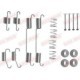 Set accesorii sabot de frână QUICK BRAKE montaj pantofi frână LAND ROVER 110/127, 90 I, DEFENDER, DISCOVERY I, RANGE ROVER II 2.0-4.6