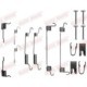 Set accesorii sabot de frana QUICK BRAKE montaj pantofi de frana LUCAS HONDA CONCERTO ROVER 200 II 400 II STREETWISE 1.1-2.0D