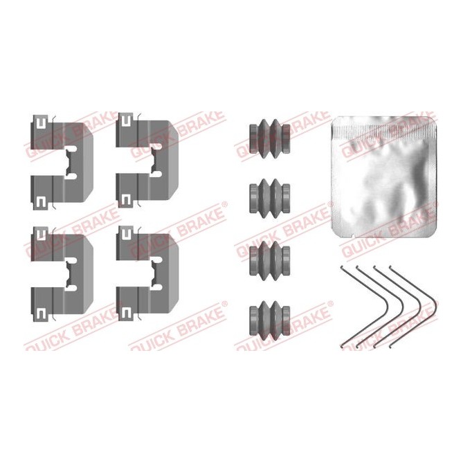 Set accesorii, placute frana QUICK BRAKE