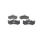 Set placute frana fata BOSCH pentru PORSCHE 911 3.6/3.8 03.06-12.12, inaltime 99.0 mm, latime 190.3 mm, grosime 16.6 mm