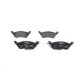 Set placute frana Spate BOSCH pentru CHRYSLER RAM, VOYAGER IV; DODGE CARAVAN 2.4-3.8, inaltime 50.8 mm, latime 156.2 mm, grosime 16.4 mm