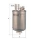 Filtru combustibil KNECHT pentru FORD FIESTA IV, FIESTA/MINIVAN, FOCUS I, FOCUS I/KOMBI, TOURNEO CONNECT, TRANSIT CONNECT 1.8D 08.98-12.13