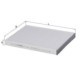 Filtru aer habitaclu KNECHT pentru HYUNDAI ACCENT I, ACCENT II 1.3/1.5 10.94-11.05, dimensiuni 24.0 mm x 195.0 mm x 250.0 mm