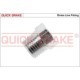 Adaptor conducte frana QUICK BRAKE, furtun frana, diametru filet 8mm, lungime 16mm, dimensiune cheie 13mm, tip filet exterior