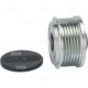 Fulie alternator HC-CARGO 61.5 mm diametru exterior 43.3 mm latime M17-1.50 6 striatii 6 nervuri 14.1 mm adancime