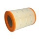 Filtru aer HENGST pentru RVI C, K, T; VOLVO 8900, 9500, 9700, 9900, B11, FM, FM II, FMX II 09.05- înălțime 420 mm, diametru exterior 319 mm, diametru interior 193 mm