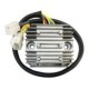 Regulator alternator DZE 12V 35A compatibil HONDA NX 650 1994-2002, dimensiuni 28 mm x 80 mm x 90 mm