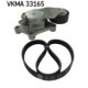 Set curea transmisie cu caneluri SKF pentru VOLVO C30, S40 II, S60 II, S80 II, V50, V60 I, V70 III, CITROEN BERLINGO, C2, C3 I 1.4D/1.5D/1.6D