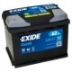 Acumulator EXIDE 12V 62Ah/540A EXCELL (L+ en) 242x175x190 B13
