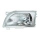 Far DEPO Stanga Halogen H4 Manual Mecanica Fara Motoras Cromat Transparent pentru FORD TRANSIT TRANSIT TOURNEO 01.91-03.00