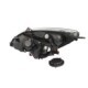 Far DEPO Lampa frontala Dreapta H1/H7/W21 electric cu motor cromat pentru OPEL MERIVA B