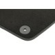 Covoras podea textil MAMMOOTH Velours set negru pentru SKODA FABIA III 08.14-12.22 Sedan