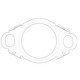 Garnitura valvei EGR pentru CITROEN BERLINGO, C3 II, C3 PICASSO, C4 AIRCROSS, C4 CACTUS, C4 GRAND PICASSO 1.4D/1.6D 08.05-