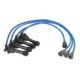 Set cablaj aprinder NGK Mitsubishi Colt LANCER 1.6i 16V GTI 16V 1.8I 89 ECLIPSE 2.0i 91 4 fire Albastru 41 cm 57 cm 65 cm 71 cm