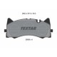 Set placute frana fata TEXTAR pentru MERCEDES AMG GT (C190), AMG GT (R190), C (A205), C (C205), C T-MODEL (S205), C (W205) 87mm x 206.3mm x 16.3mm