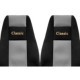Husa scaun F-CORE Gri Velours pentru RVI MAGNUM 03.09 - set pentru camioane
