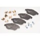 Set placute frana fata TEXTAR pentru CITROEN C3, C4, DS 3, JEEP AVENGER, dimensiuni 59.2 mm x 136.7 mm x 18.0 mm