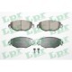 Set placute frana fata LPR pentru FORD MONDEO III, JAGUAR X-TYPE I, dimensiuni 60.3 mm inaltime, 148.8 mm latime, 18.4 mm grosime