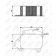 Radiator ulei motor NRF cu garnituri pentru VOLVO C30, S40 II, S60 II, S80 II, V40, V50, V60 I, V70 III; CITROEN BERLINGO, C1, C2, C3 I 1.4D/1.6D