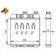 Schimbator caldura incalzire habitaclu NRF OPEL ASTRA G, ASTRA G CLASSIC, ZAFIRA A, ZAFIRA B 208mm x 179mm x 32mm