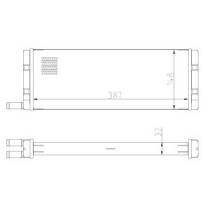 Schimbator caldura, incalzire habitaclu NRF