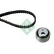 Set curea de distributie INA pentru CITROEN AX, BERLINGO, BX, C15, SAXO, ZX, PEUGEOT 106 I, 106 II, 104 dinti, latime 17 mm