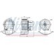 Ventilator habitaclu NISSENS pentru VW CALIFORNIA T5 T6 MULTIVAN T5 T6 SHARAN TRANSPORTER T5 T6 CARAVELLE 1.9D-3.2 75mm x 150mm x 179mm