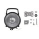 Lumina de lucru WESEM H3 12V 55W adancime 105mm diametru 148mm lungime cablu 0,15m carcasa plastic intrerupator prindere omega sticla PC