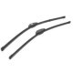 Lamela stergator fata OPEL VISIOFLEX 600/550mm 2 buc tip jointless cu spoiler adaptor U