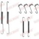 Set accesorii sabot frână QUICK BRAKE montaj pantofi frână OPEL ASCONA C KADETT D 1.2-1.8 08.79-08.88