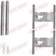 Set accesorii placute frana Spate QUICK BRAKE compatibile AUDI A6 C6, Q7; PORSCHE 911, 911 TARGA, CAYENNE; VW TOUAREG 2.0-6.0D 09.02-08.15